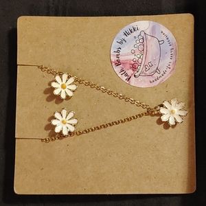 Daisy Necklace\Earring Set